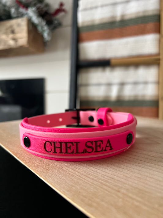 Smaller Collar - Engraved With Nameplate