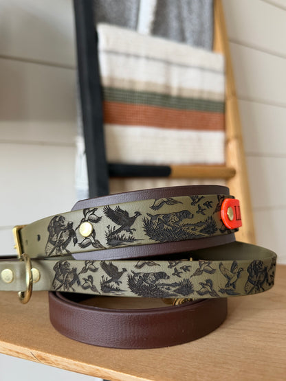Hunting Theme - Pick-A-Pattern - Engraved Classic Leash