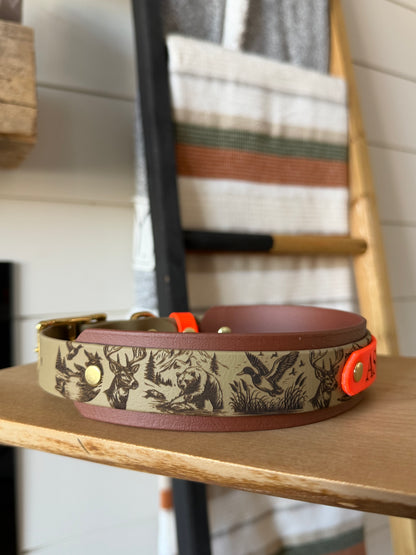 Hunting Theme - Pick-A-Pattern - Double Stacked Collar