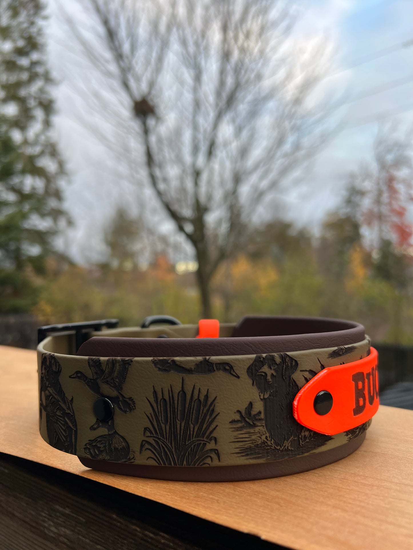 Engraved Double Stacked Collar