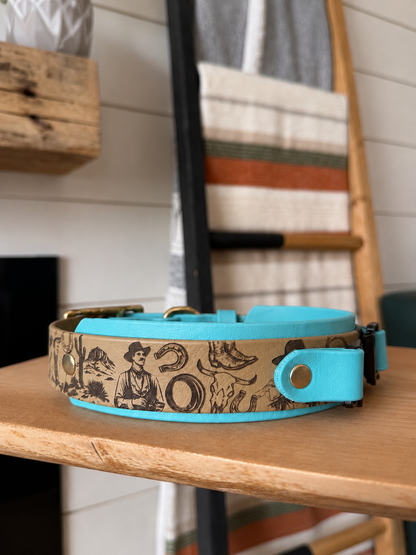 Western Theme - Pick-A-Pattern - Fi 3/3+ Compatible Double Stacked Collar