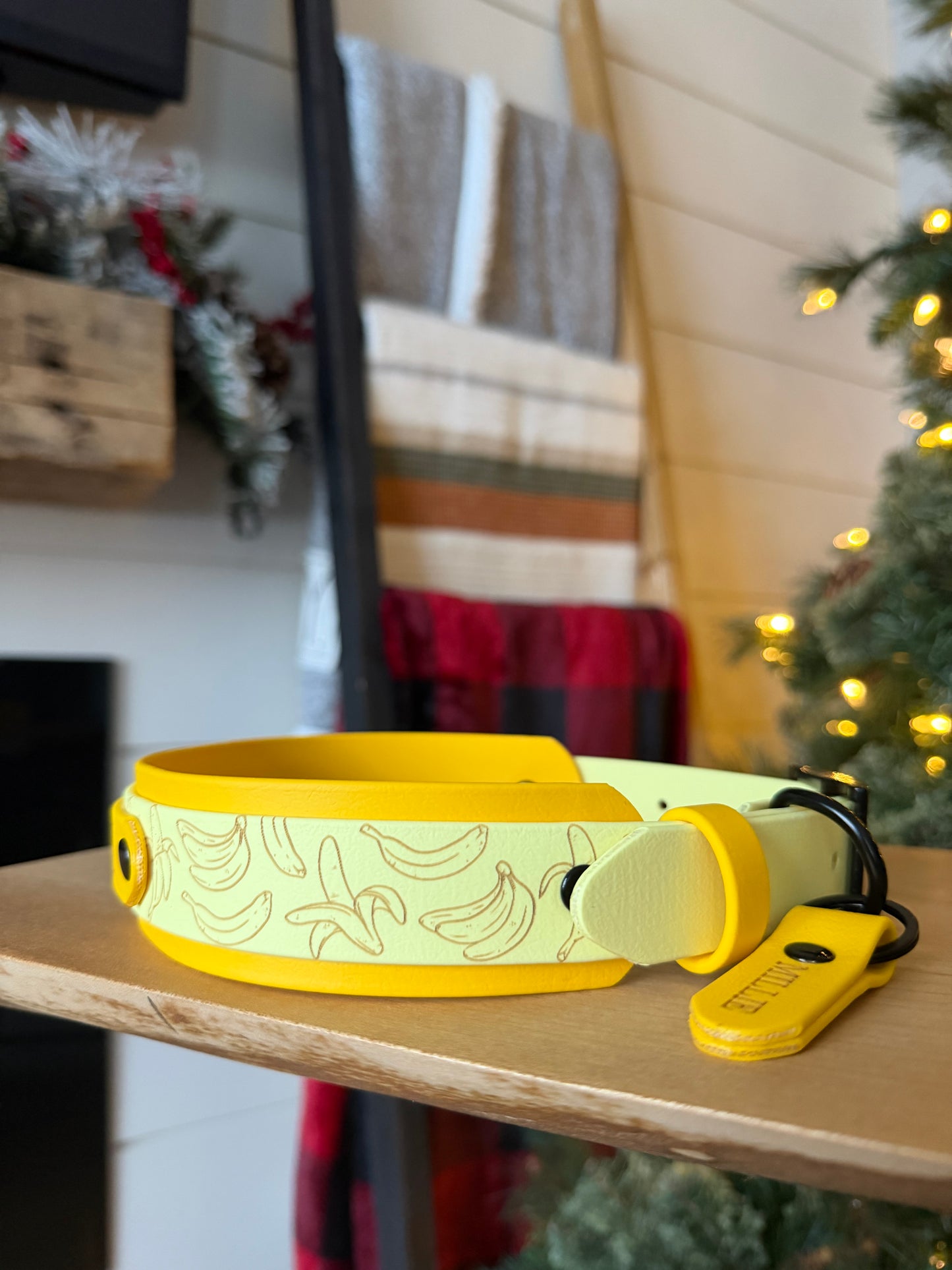 Engraved Double Stacked Collar