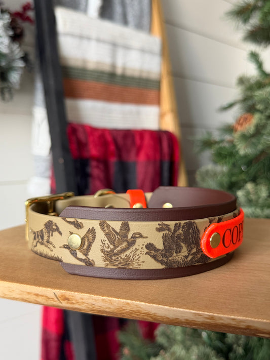 Engraved Double Stacked Collar